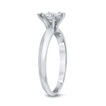 Platinum 2/5ct TDW Marquise Diamond Solitaire Engagement Ring - Handcrafted By Name My Rings™