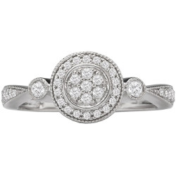 White Gold 3/4ct TDW Princess Diamond Halo Engagement Ring - Handcrafted By Name My Rings™