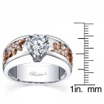 2 Toned Gold 1 1/6ct TDW Diamond Ring - Handcrafted By Name My Rings™