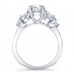 White Gold 1 1/4ct TDW Round-cut Engagement Ring - Handcrafted By Name My Rings™