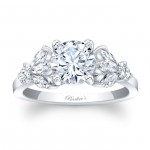 White Gold 1 1/4ct TDW Round-cut Engagement Ring - Handcrafted By Name My Rings™