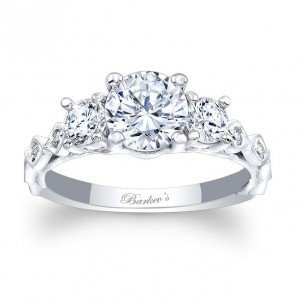 White Gold 1 3/4ct TDW Round-cut Diamond Engagement Ring - Handcrafted By Name My Rings™