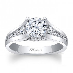 White Gold 1 3/5ct TDW Diamond Engagement Ring - Handcrafted By Name My Rings™