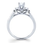 Diamonds White Gold 3/4ct TDW Diamond Bridal Engagment Ring Set - Handcrafted By Name My Rings™