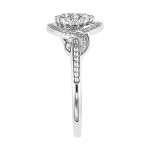 Sterling Silver 1/4ct TDW Diamond Ring - Handcrafted By Name My Rings™