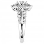 Sterling Silver 1ct TDW Marquise Diamond Ring - Handcrafted By Name My Rings™