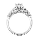 Sterling Silver 3/4ct Princess Diamond Bridal Ring Set - Handcrafted By Name My Rings™