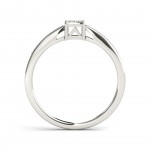 White Gold 1/10ct TDW Diamond Cluster Engagement Ring - Handcrafted By Name My Rings™