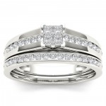 White Gold 1/2ct TDW Diamond Classic Engagement Ring - Handcrafted By Name My Rings™