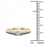 1/10ct TDW Diamond Classic Ring - Handcrafted By Name My Rings™