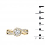 1/4ct TDW Diamond Bypass Cluster Ring - Handcrafted By Name My Rings™