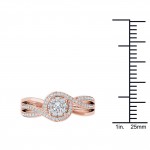 1/4ct TDW Diamond Bypass Cluster Ring - Handcrafted By Name My Rings™