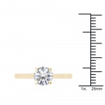 Gold 1ct TDW Diamond Effulgent Engagement Ring - Handcrafted By Name My Rings™