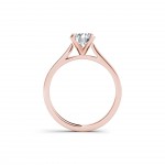 Gold 1ct TDW Diamond Effulgent Engagement Ring - Handcrafted By Name My Rings™
