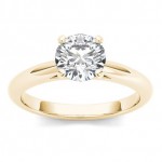 Gold 3/4ct TDW Diamond Lustrous Engagement Ring - Handcrafted By Name My Rings™