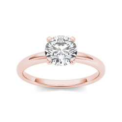 Rose Gold 1ct TDW Diamond Classic Engagement Ring - Handcrafted By Name My Rings™