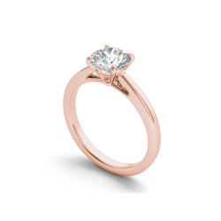 Rose Gold 1ct TDW Diamond Classic Engagement Ring - Handcrafted By Name My Rings™