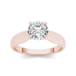 Rose Gold 3/4ct TDW Diamond Classic Engagement Ring - Handcrafted By Name My Rings™
