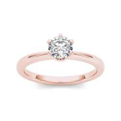 Rose Gold 3/4ct TDW Diamond Classic Engagement Ring - Handcrafted By Name My Rings™