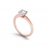 Rose Gold 3/4ct TDW Diamond Impeccable Engagement Ring - Handcrafted By Name My Rings™