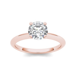 Rose Gold 3/4ct TDW Diamond Impeccable Engagement Ring - Handcrafted By Name My Rings™