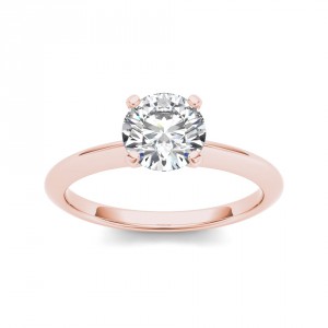 Rose Gold 3/4ct TDW Diamond Impeccable Engagement Ring - Handcrafted By Name My Rings™