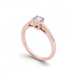 Rose Gold 7/8ct TDW Diamond Classic Engagement Ring - Handcrafted By Name My Rings™