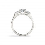 White Gold 1 1/4ct TDW Diamond Three Stone Anniversary Ring - Handcrafted By Name My Rings™