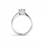 White Gold 1ct TDW Diamond Classic Engagement Ring - Handcrafted By Name My Rings™