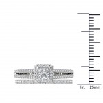 White Gold 1ct TDW Diamond Princess-cut Engagement Ring - Handcrafted By Name My Rings™
