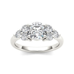 White Gold 2ct TDW Diamond Ring - Handcrafted By Name My Rings™