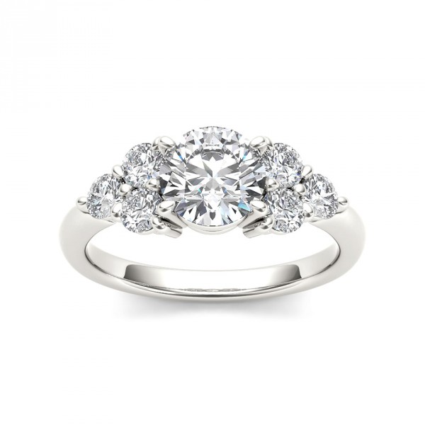 White Gold 2ct TDW Diamond Ring - Handcrafted By Name My Rings™