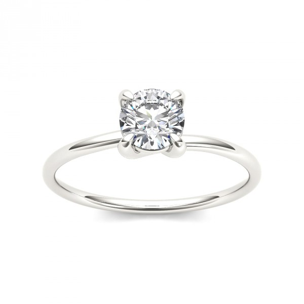 White Gold 3/4ct TDW Diamond Classic Engagement Ring - Handcrafted By Name My Rings™