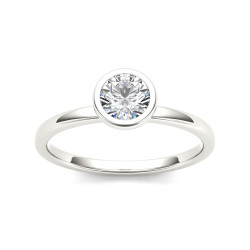 White Gold 3/4ct TDW Diamond Classic Engagement Ring - Handcrafted By Name My Rings™