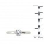 White Gold 3/4ct TDW Diamond Exquisite Engagement Ring - Handcrafted By Name My Rings™