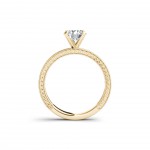 Gold 1 1/2ct TDW Diamond Classic Engagement Ring - Handcrafted By Name My Rings™