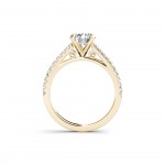 Gold 1 1/4ct TDW Diamond Classic Engagement Ring - Handcrafted By Name My Rings™