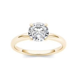Gold 1ct TDW Diamond Classic Engagement Ring - Handcrafted By Name My Rings™