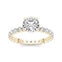 Gold 2 1/2ct TDW Diamond Engagement Ring - Handcrafted By Name My Rings™