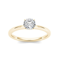 Gold 3/4ct TDW Diamond Classic Engagement Ring - Handcrafted By Name My Rings™