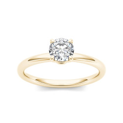 Gold 3/4ct TDW Diamond Classic Engagement Ring - Handcrafted By Name My Rings™