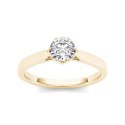 Gold 3/4ct TDW Diamond Exquisite Engagement Ring - Handcrafted By Name My Rings™
