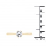 Gold 3/4ct TDW Diamond Exquisite Engagement Ring - Handcrafted By Name My Rings™
