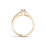 Gold 7/8ct TDW Diamond Classic Engagement Ring - Handcrafted By Name My Rings™
