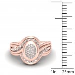 1/5ct TDW Diamond Cluster Ring - Handcrafted By Name My Rings™