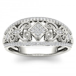 1/5ct TDW Diamond Fashion Engagement Ring - Handcrafted By Name My Rings™