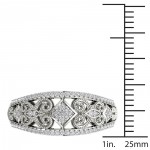 1/5ct TDW Diamond Fashion Engagement Ring - Handcrafted By Name My Rings™