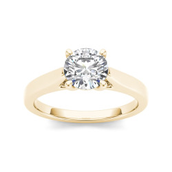 Gold 1ct TDW Diamond Exquisite Engagement Ring - Handcrafted By Name My Rings™
