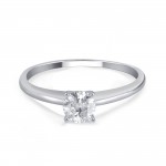 White Gold 1.00ct TDW Diamond Bridal Set comes in box.. - Handcrafted By Name My Rings™