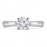 White Gold 3/4ct TDW Diamond Engagement Ring. - Handcrafted By Name My Rings™